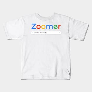 Zoomer Search Engine Kids T-Shirt